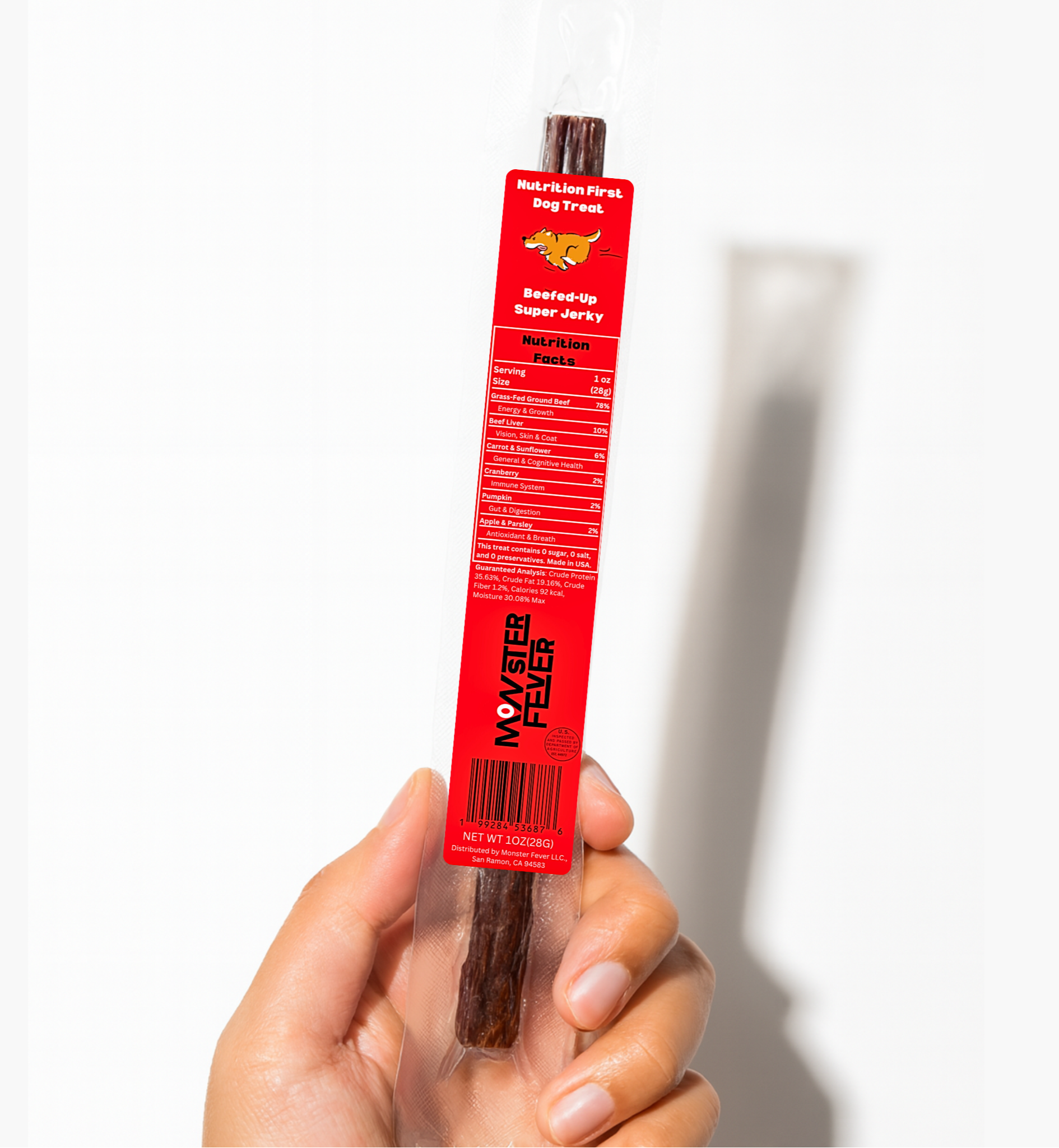 Beefed-Up Super Jerky Treat