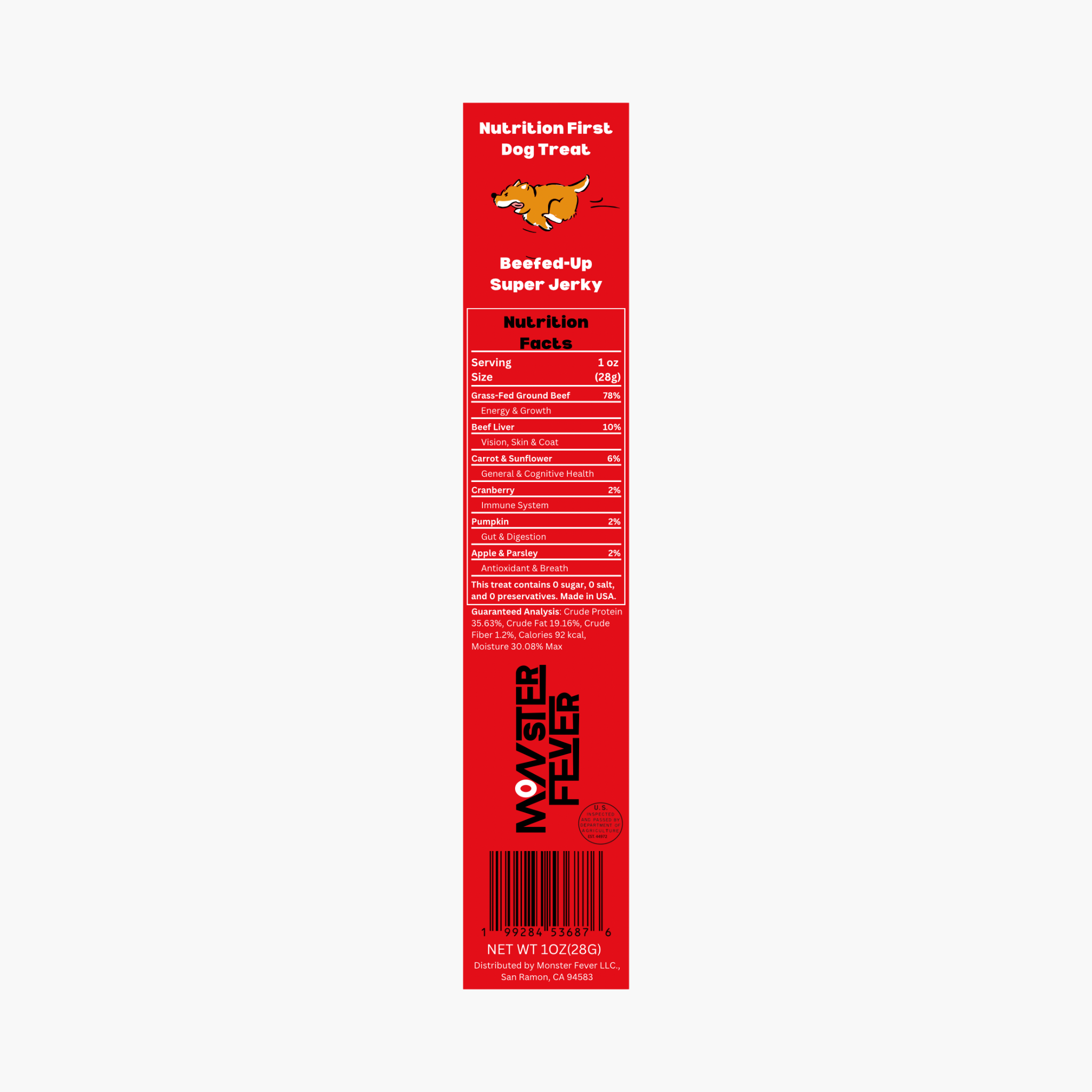 Beefed-Up Super Jerky Treat